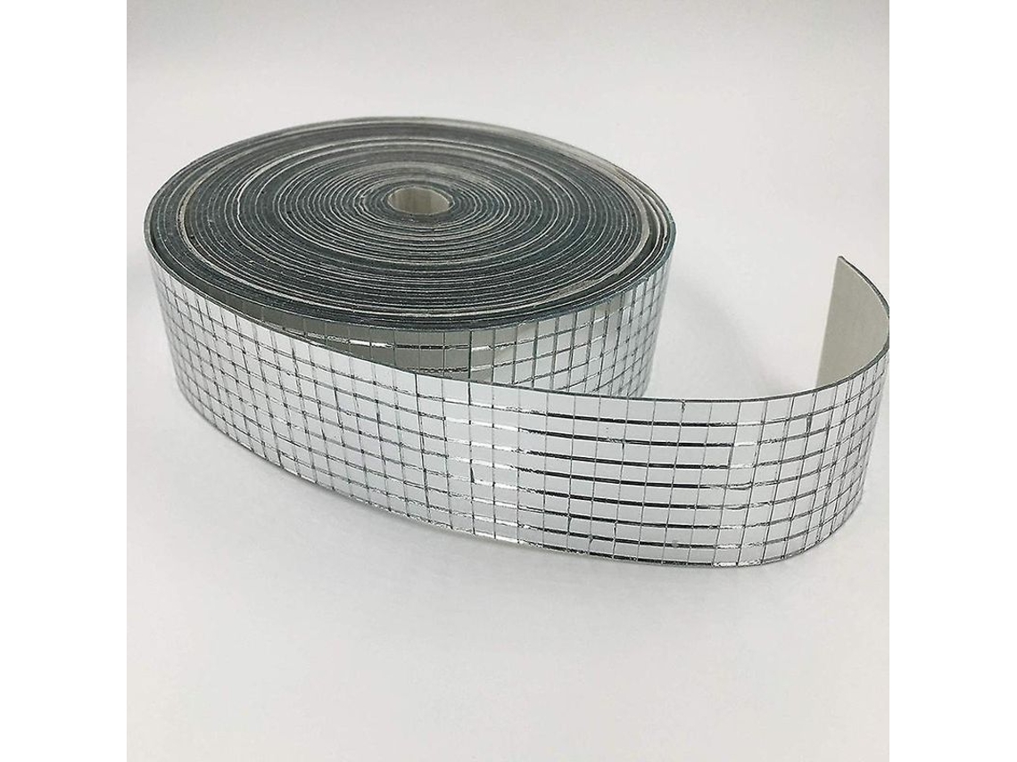 Espejos Mini Autoadehesivos De Vidrio Cuadrados Y Redondos Para Manualidades Y Decoración Hogar 5x5mm L