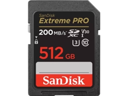 Memória SANDISK Ext Pro Sdxc 200Mb/S 512Gb