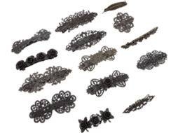 Conjunto de 14 Presilhas de Cabelo em Bronze SFUSHOS