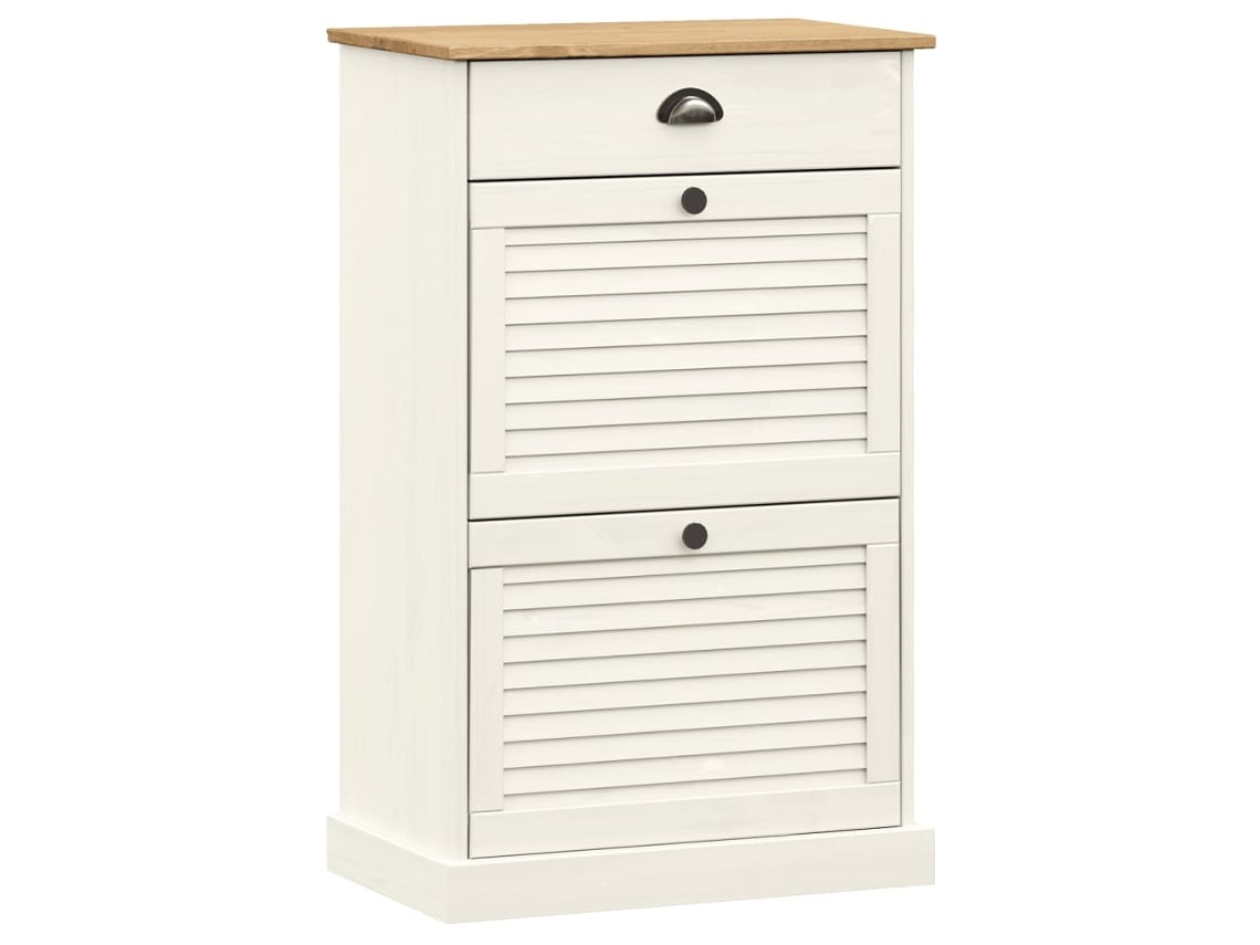 Shoe Cabinet, Shoe Cabinets Vidaxl Branco Madeira De Pinho (n/a)