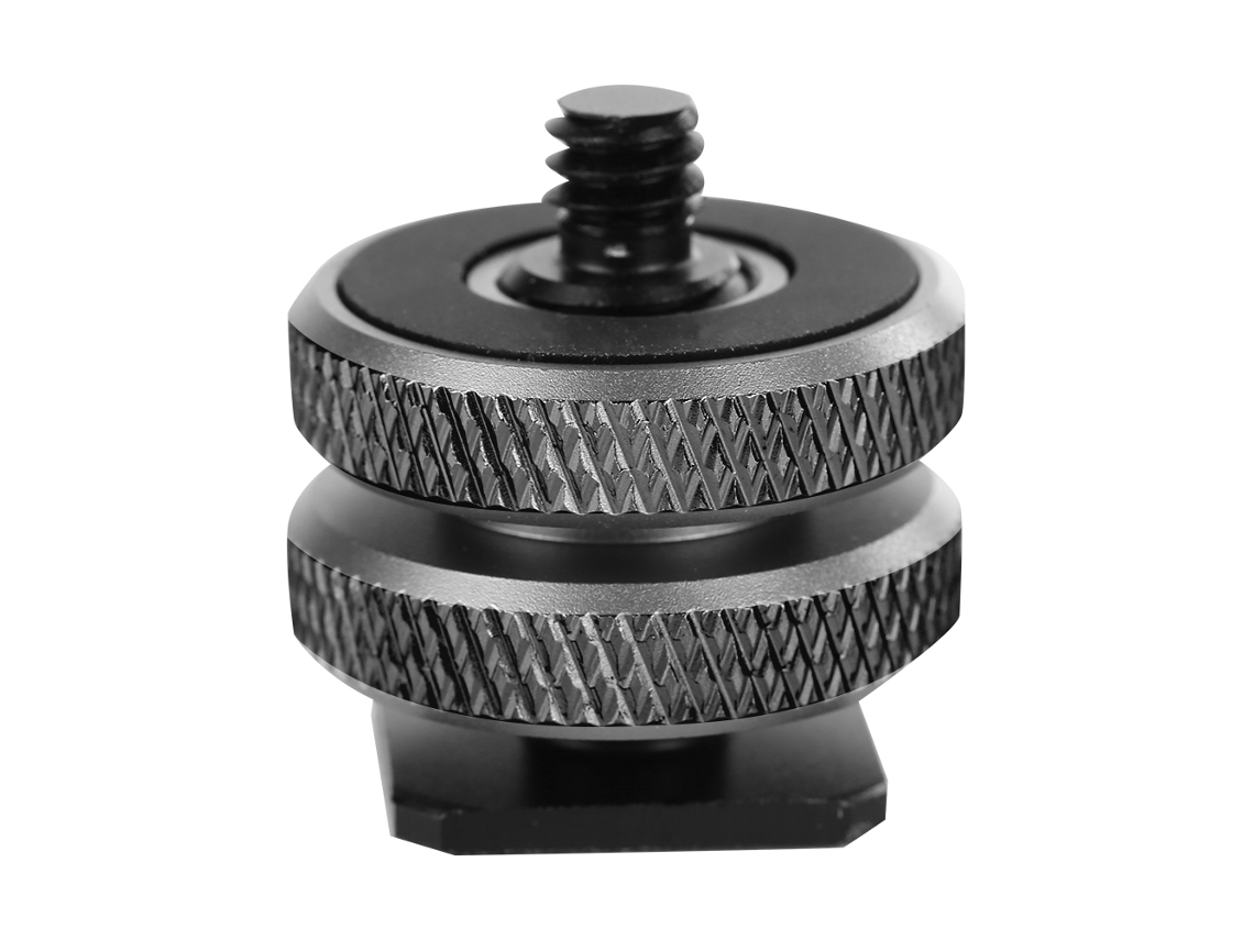 3/8" To 1/4" Inches Microphone Mount Screw To Flash Hot Shoe Mount Adapter LAXISCREED