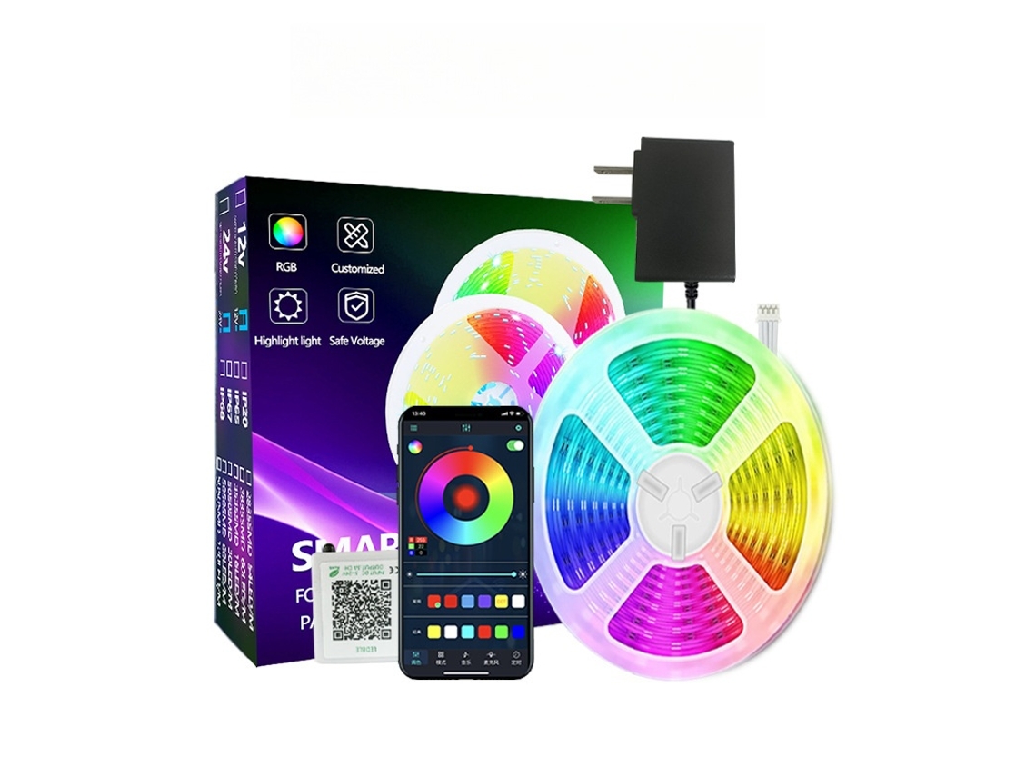 Elysve Luz Led 30 M, Bluetooth, Para Exterior