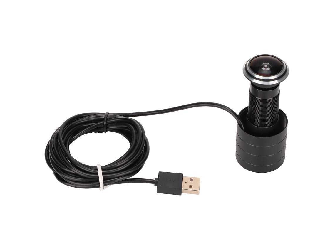 Câmera olho mágico para porta, grande angular, 1080p, 2 Megapixels, sem instalação, USB, HD para CHABERLU