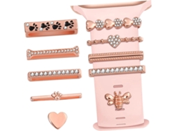 Conjunto de 10 Pingentes de Strass para Pulseiras de Relógio e Relógios Esportivos. SFUSHOS