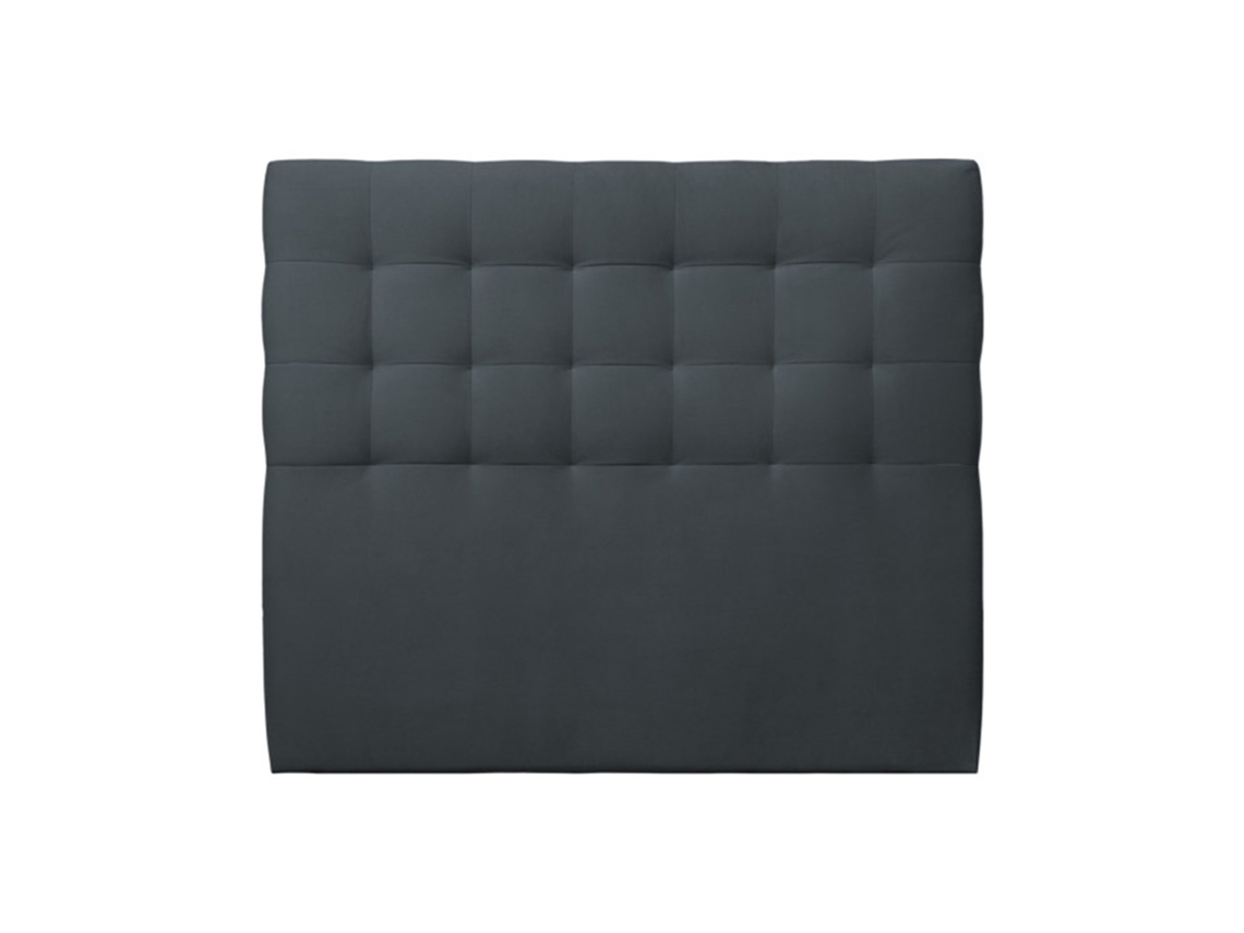 Cabeceira De Cama Quadrados Milano  Anthacite  120 X 190 Cm Altura 120 Cm Indream
