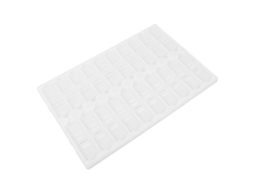 Suporte Para Lâminas De Microscópio Com 20 Compartimentos, Em Plástico