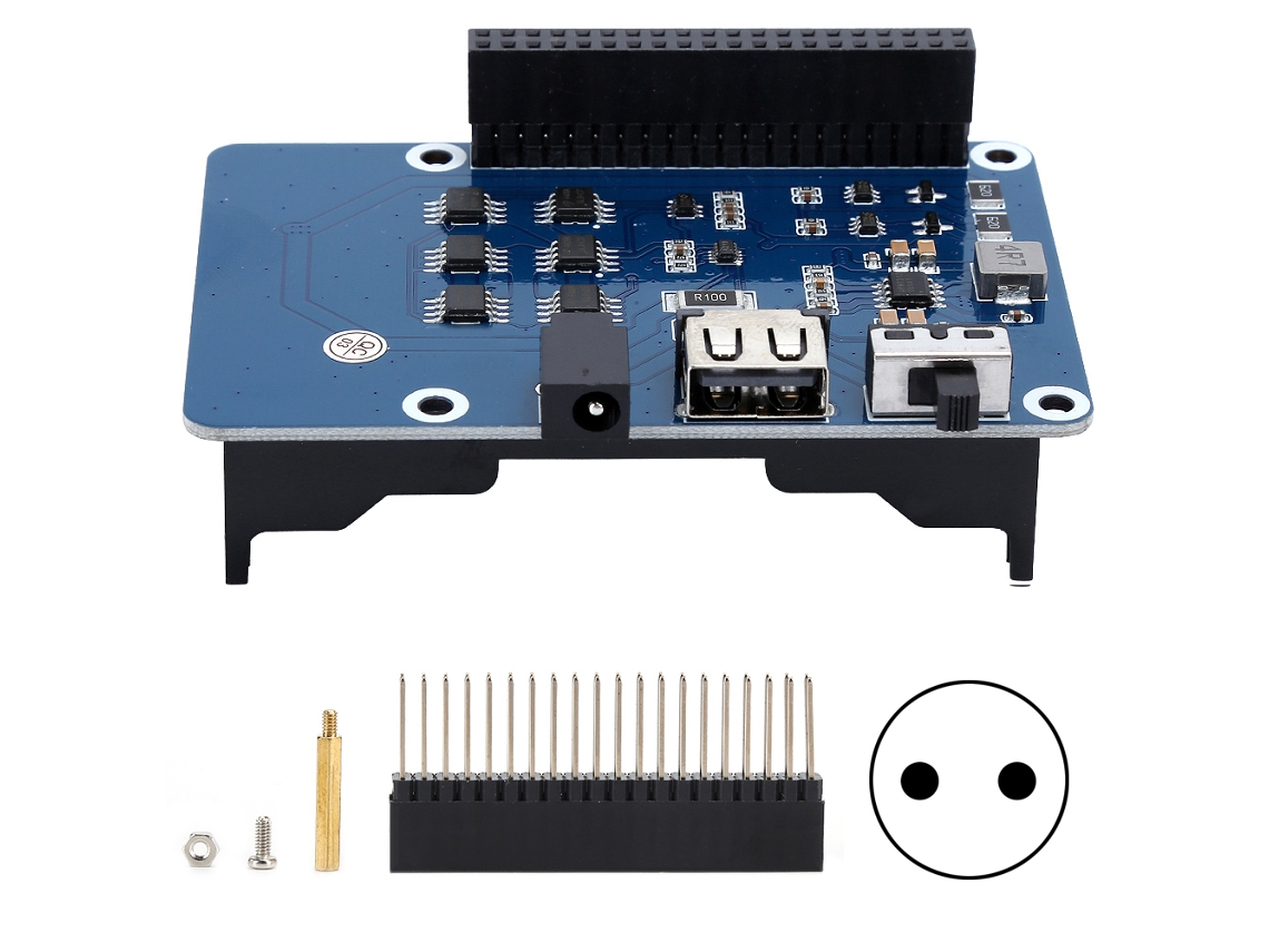 Módulo Ups Raspberry Pi LAXISCREED 5v Bateria Li
