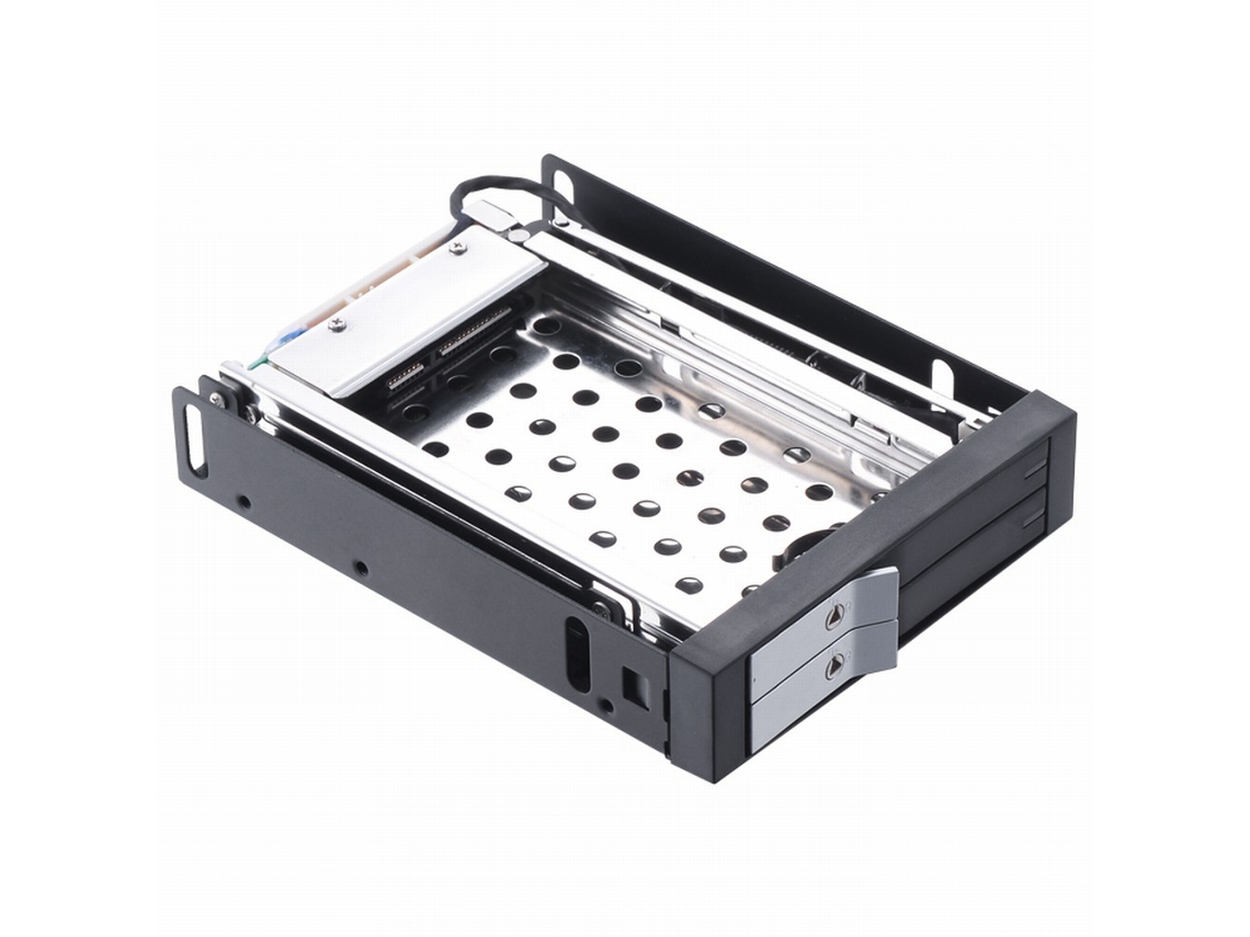 Rack De Disco Rígido Sem Ferramentas De 2,5 Polegadas Com Duas Slot, Com Trava De Segurança E Suporte A Hot Plug