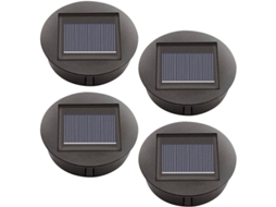 Lâmpadas Solares De Substituição Kit De 4 Com Lâmpadas Led, Ip65 Impermeável, Para Jardim, Iluminação Automática De 6-12h