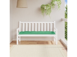 Vidaxl Almofadão P/ Banco De Jardim 150x50x7cm Tecido Oxford Verde