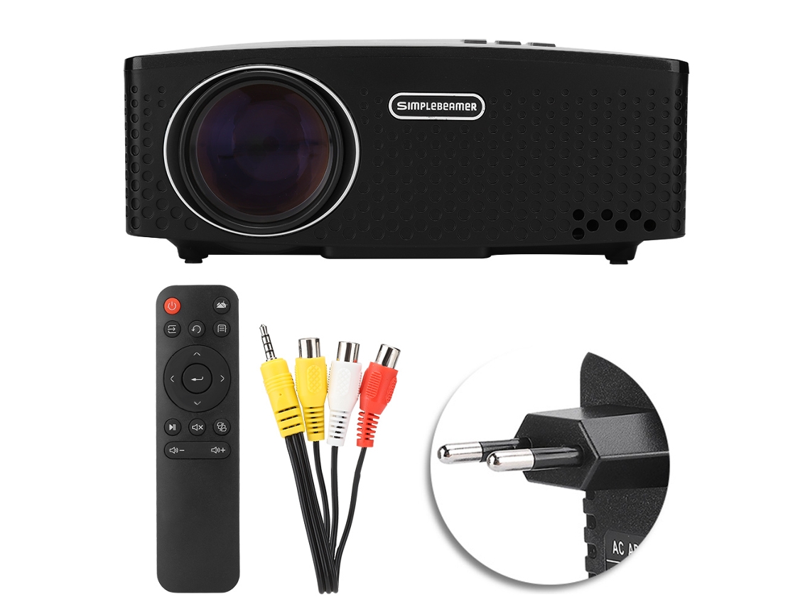 Projetor Led Portátil LAXISCREED 1080p 4k