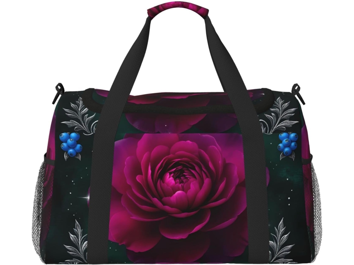 Bolsa de viagem resistente à água com estampa Zíper EOOCOO