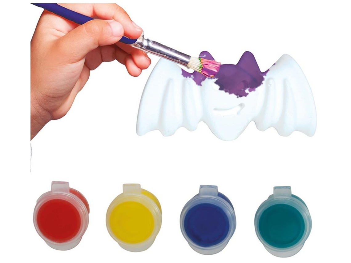 Morcego para pintar com tintas incluídas