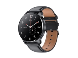 SHAH ARPAN Smart Watch I50 Bluetooth Call Smart Watch Assistente de Voz Couro Preto