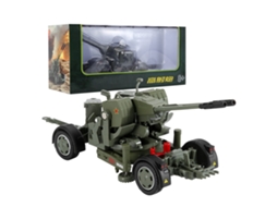 Primerox caminhão Militar Flak Modelo de Liga 1/35 Brinquedo Carro para Crianças 8+ com Rodas Flexíveis