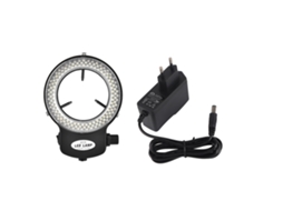 Luz Anular Led 144 Lâmpadas para Microscópio e Câmera com Brilho Ajustável | S/MARCA