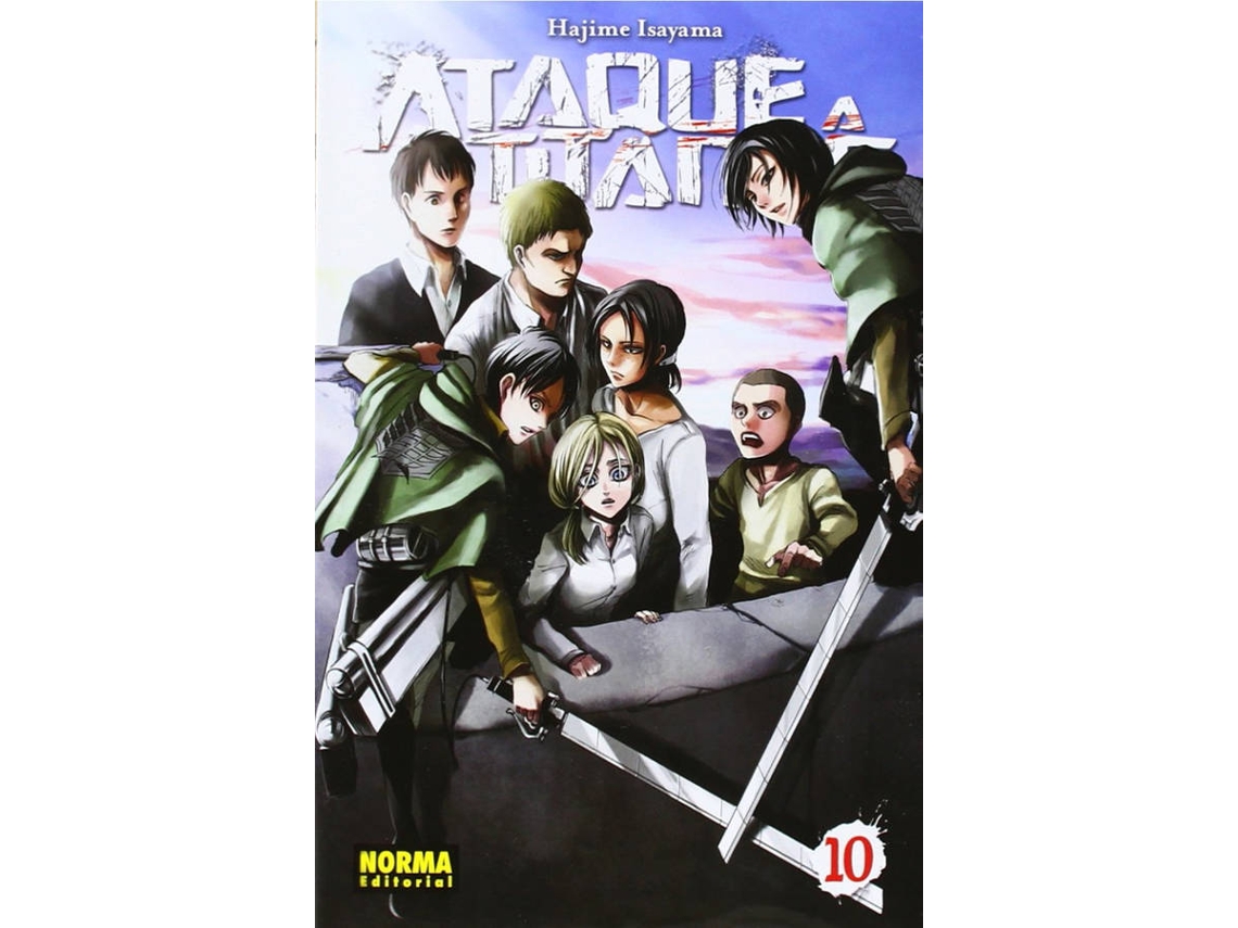 Livro Ataque A Los Titanes de Hajime Isayama (Espanhol)