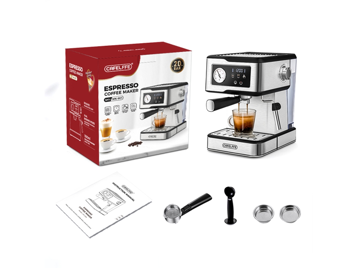 Máquina de Café Espresso LAXISCREED 20bar Tela Digital