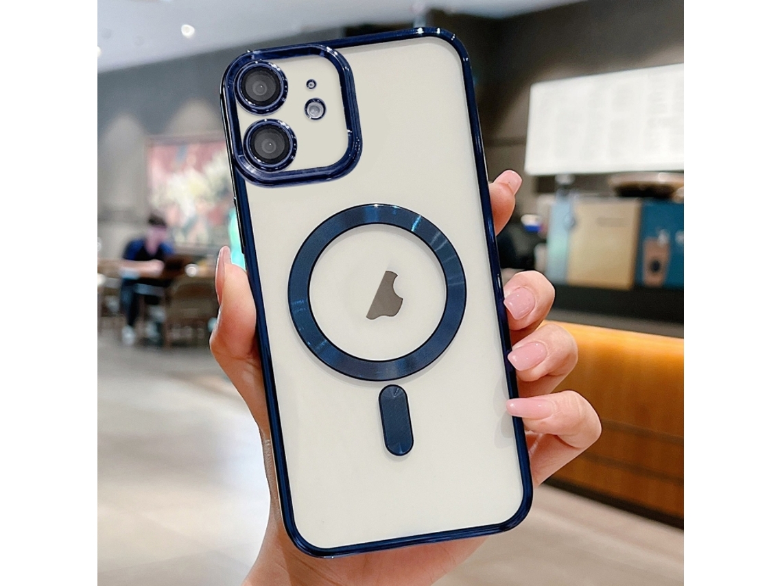 Capa Para Iphone 12 - Revestimento Eletroplástico - Tecnologia Magsafe