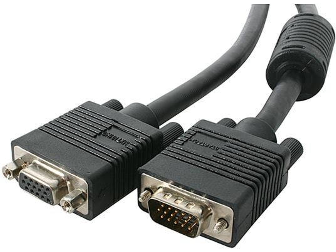 Cabo de Vídeo STARTECH (VGA - 7.6 m - Preto)