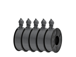 Filamento Para Impressora 3d, Petg, Alta Durabilidade, Pla Cinza  5roll