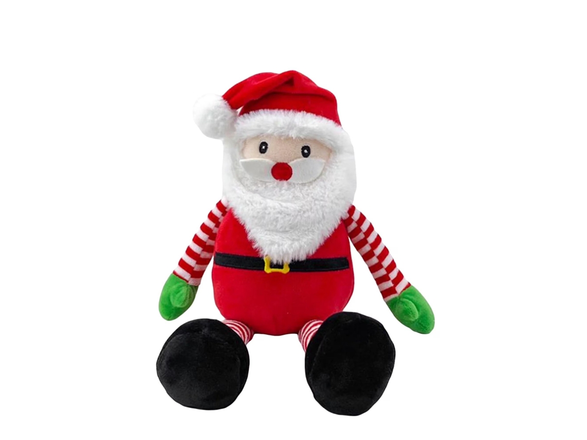Brinquedo De Pelúcia Interativo Dançando Papai Noel Arzopa | Papai Noel | Repetir Ouvir | 30 Músicas