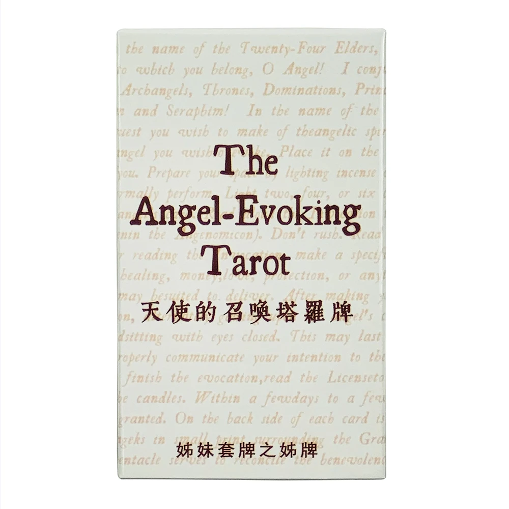 Novo Baralho De Tarô: Tarô Da Invocação Dos Anjos, 78 Cartas Retrô.