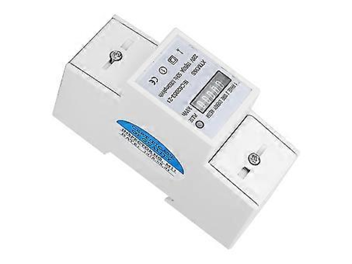 Medidor De Energia Digital Xtm35s 220v 2p Din Rail, Medidor Eletrônico De Kwh Brilvibera