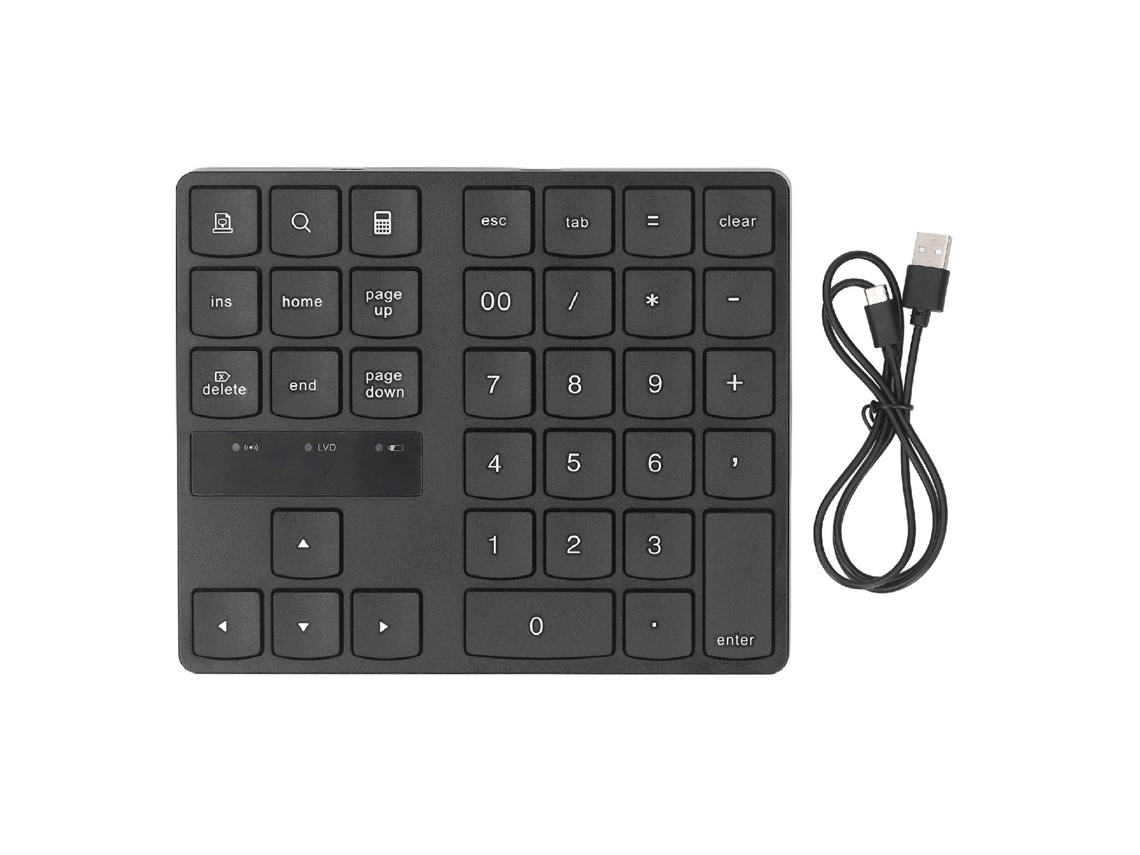 Teclado Numérico Sem Fio 35 Teclas LAXISCREED