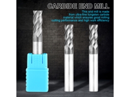 Laxiscreed Serra De Fresa Cnc Com 4 Cortantes Em Carbide Hrc45 Para Fresamento Preciso