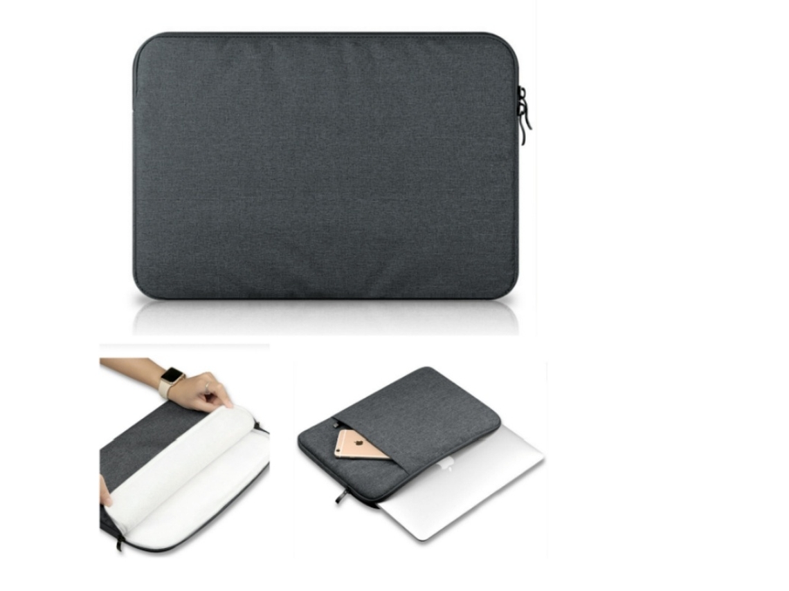 Lurelia Capa Para Macbook 11 Polegadas, Resistente À Água, Antichoque, Em Nylon, Cinza Escuro