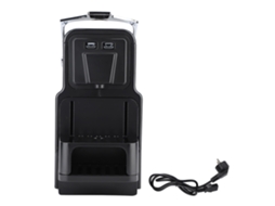 Máquina De Café De Cápsula Laxiscreed Com Grande Capacidade, Compatível Com Cápsulas, Plugue Ue 220v Preto