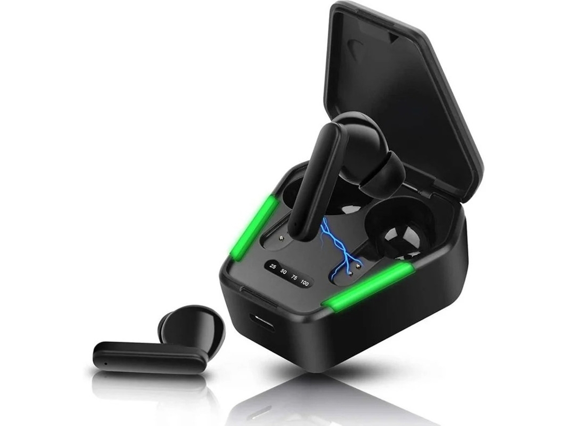 Auriculares Bluetooth True Wireless (in Ear - Microfone - Noise Cancelling - Preto)