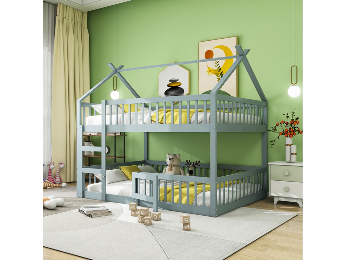 Beliche Madeira Cinza 140x200 Familiar