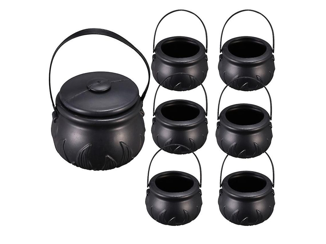 7pcs Caldeirão Preto Allinless