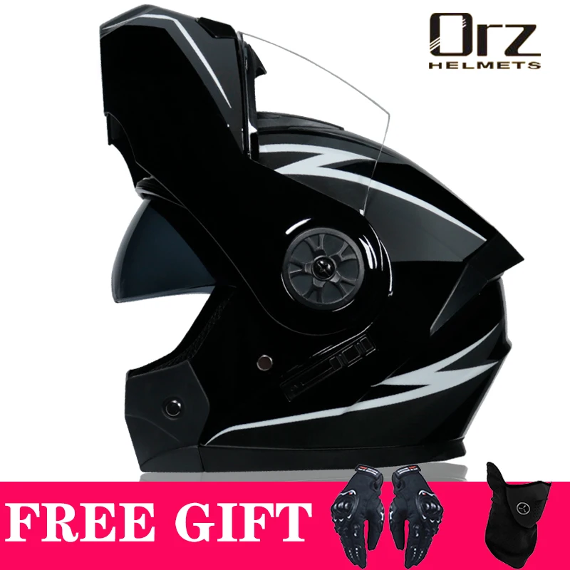 (s) Capacete De Motocicleta Flip-top Com Certificação Dot Mais Recente E Viseira Solar Integrada.