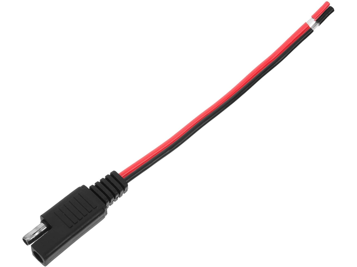 Extensão elétrica de alto desempenho, segura e padrão, SAE 14 AWG, preta.