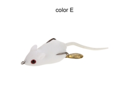 Lure Hard Bait, Bionic Mouse Shape With Double Hook Design, Snakehead Bait Hard Lure Mouse Bait (e)