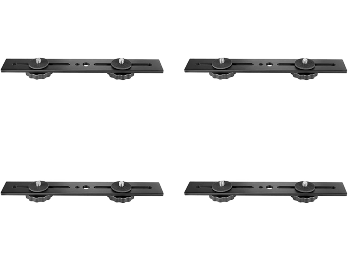 Suporte de Tripé 4x para Câmeras de 8 Polegadas com Flash Duplo, com Parafusos, 1 X 4 Acessórios para Câmera SFUSHOS