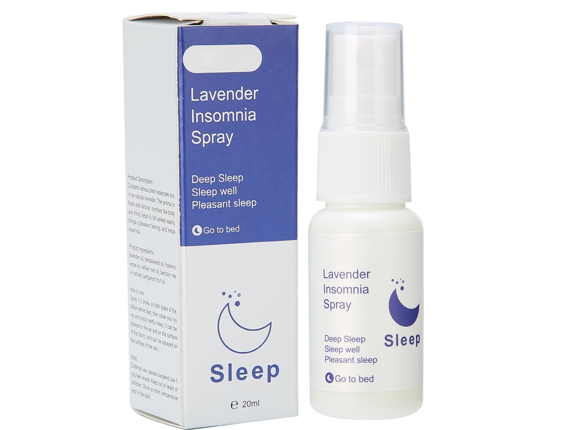 Spray Para Travesseiro 20ml Para Sono Profundo, Relaxamento E Alivio Do Insônia Com Fragrância