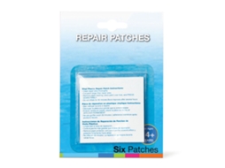 Conjunto de 6 patches de reparação infláveis autoadesivos, flexíveis, para piscinas, camas, barcos | S/MARCA