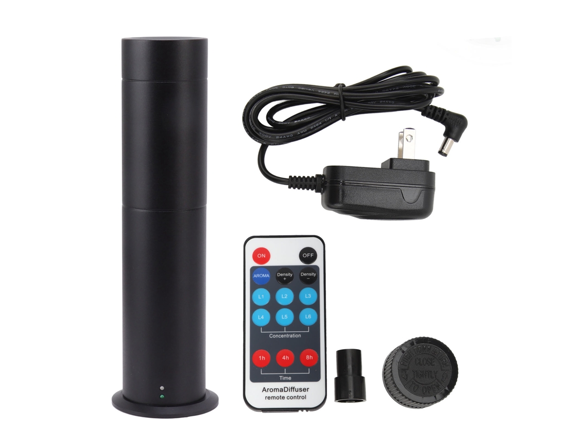 Difusor Óleo Essencial 200m³ Controle Remoto Preto Eua