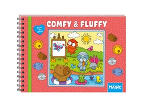 Livro Comfy And Fluffy Red - Para Colorir De Magic Kids (português Do Brasil)