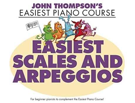 Livro JOHN THOMPSONS EASIEST SCALES ARPEGGIO de John Thompson (Inglês)