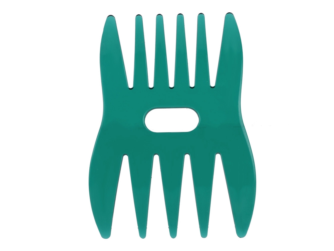 2026 pente de Plástico Feito À Mão para Homens e Mulheres com Dentes Largos para Pentear com Óleo (verde)