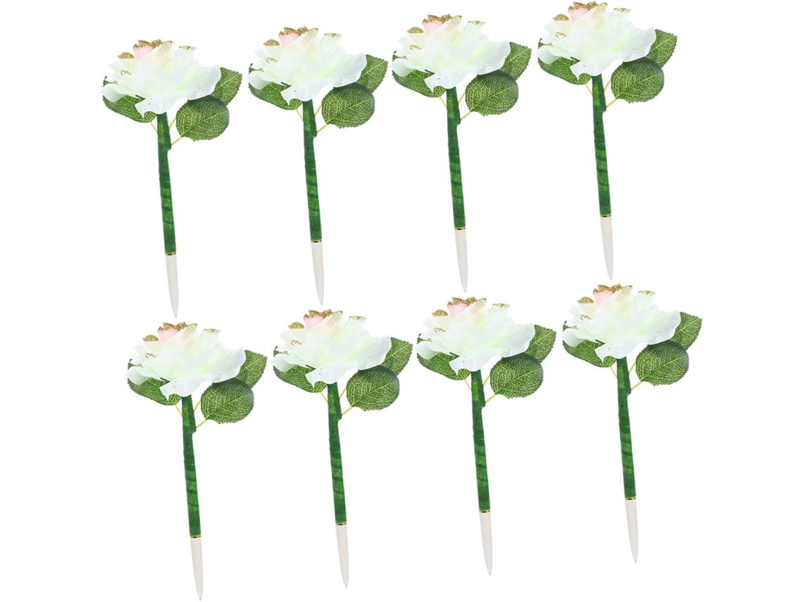 Conjunto De 12 Canetas Em Gel Rosa Ciieeo Com Estampa Rosas, Artigos