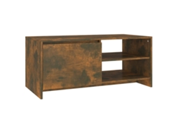 Mesa de centro MAISON EXCLUSIVE em madeira de carvalho defumado com derivados da Madeira (102x50x45 cm)