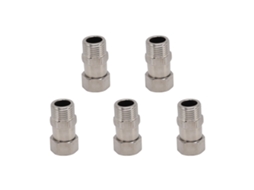 Adaptador de Tubo de Encanamento, Rosca Fêmea G1/2, Aço Inoxidável, 5pcs | S/MARCA