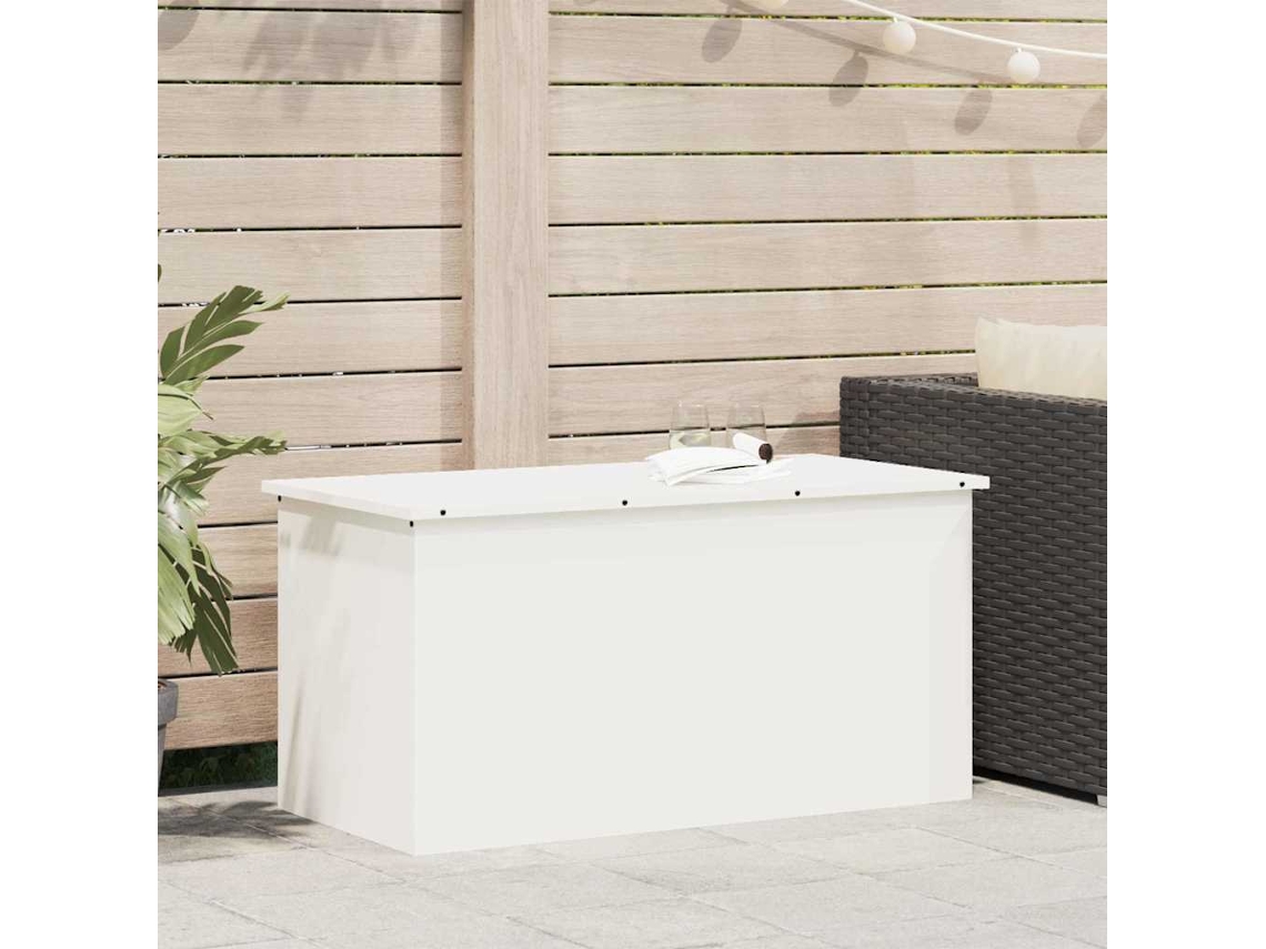 Vidaxl Cofrinho De Armazenamento Para Jardim Aço Galvanizado 220 L