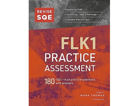 Livro Revise SQE FLK1 Practice Assessment de Thomas e Mark (Inglês)
